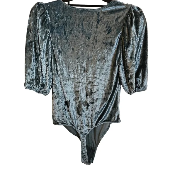 Free People Intimately NWT Don't You Wish Bodysuit in Deep Teal•Size Small•NWT - Picture 10 of 14